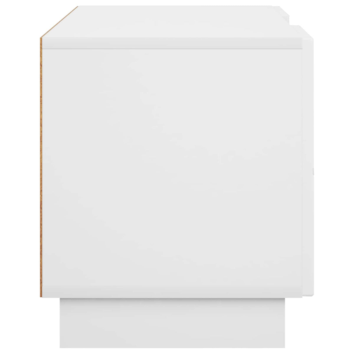 TV-standaard 90 x 34,5 x 40 cm Hoogglans Wit Bewerkt hout