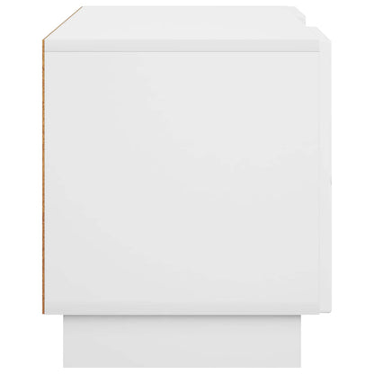TV-standaard 90 x 34,5 x 40 cm Hoogglans Wit Bewerkt hout