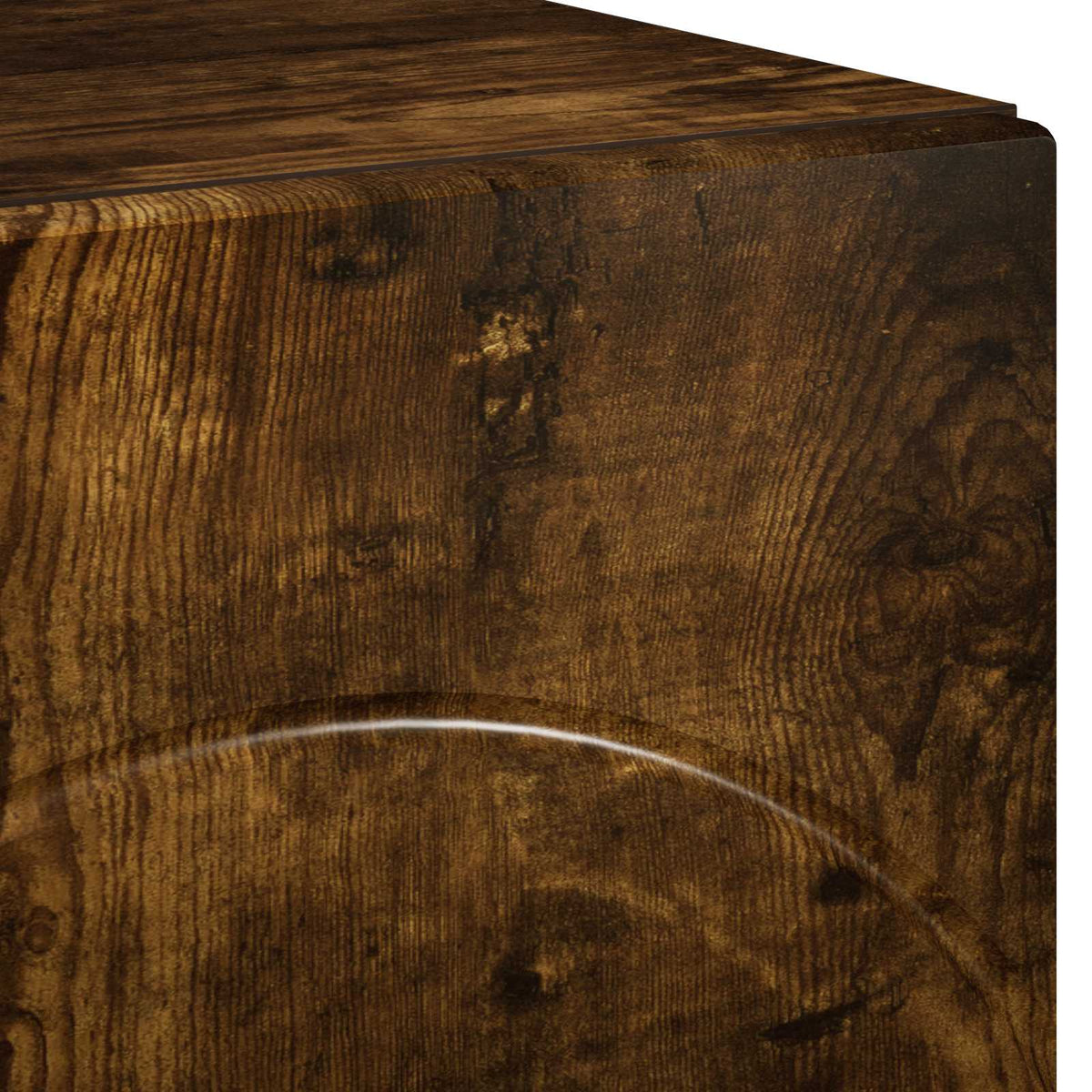 TV-standaard 90 x 34,5 x 40 cm Gerookt eiken Bewerkt hout