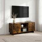 TV-standaard 90 x 34,5 x 40 cm Gerookt eiken Bewerkt hout