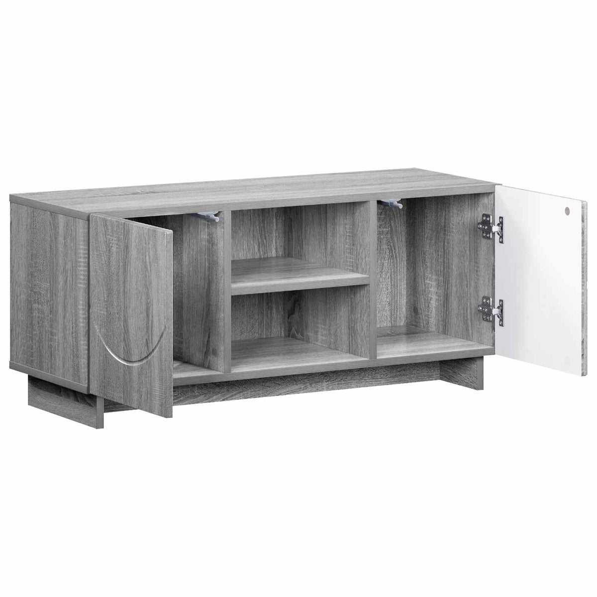 TV-standaard 90 x 34,5 x 40 cm Grijs Sonoma Bewerkt hout