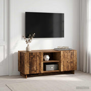 Tv-standaard 90x34,5x40 cm bewerkt hout oud hout