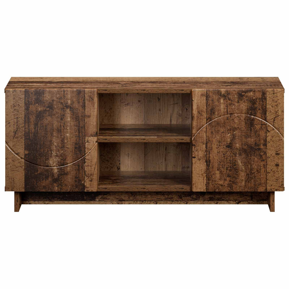 TV-standaard 90 x 34,5 x 40 cm Oud hout Bewerkt hout