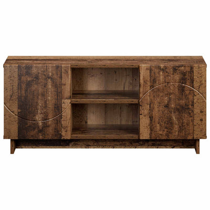 TV-standaard 90 x 34,5 x 40 cm Oud hout Bewerkt hout