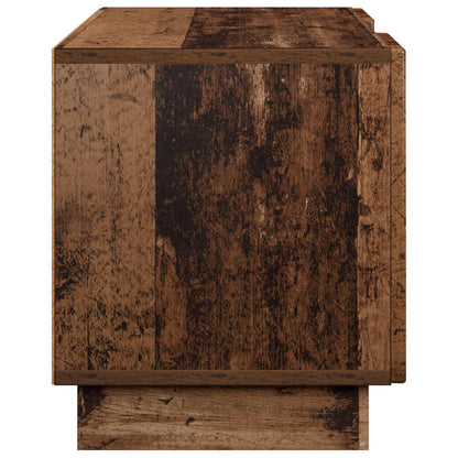 TV-standaard 90 x 34,5 x 40 cm Oud hout Bewerkt hout