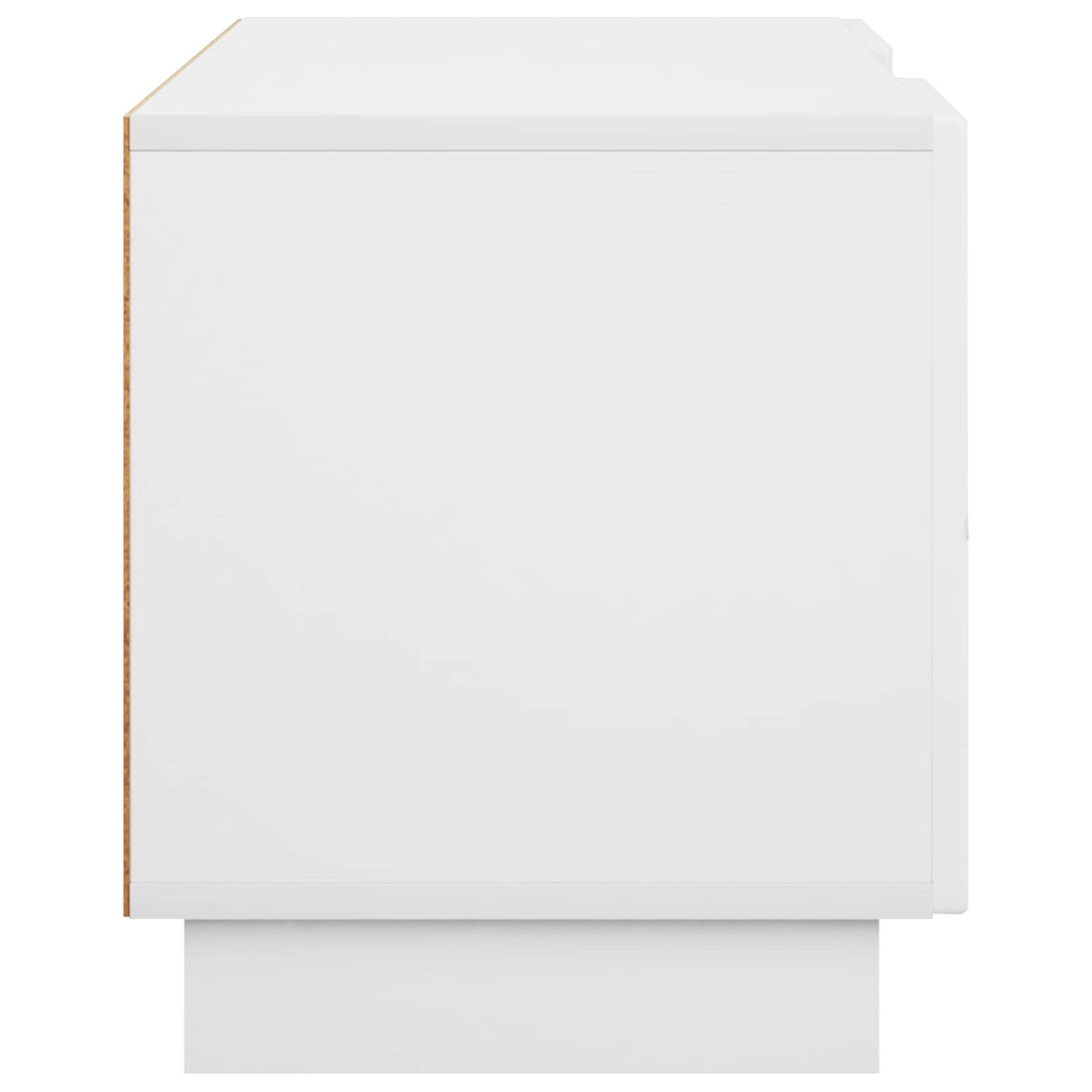 TV-standaard 140 x 34,5 x 40 cm Wit Bewerkt hout