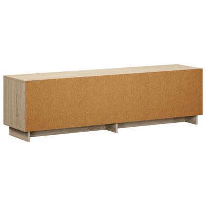 TV-standaard 140 x 34,5 x 40 cm Sonoma Eiken Bewerkt hout