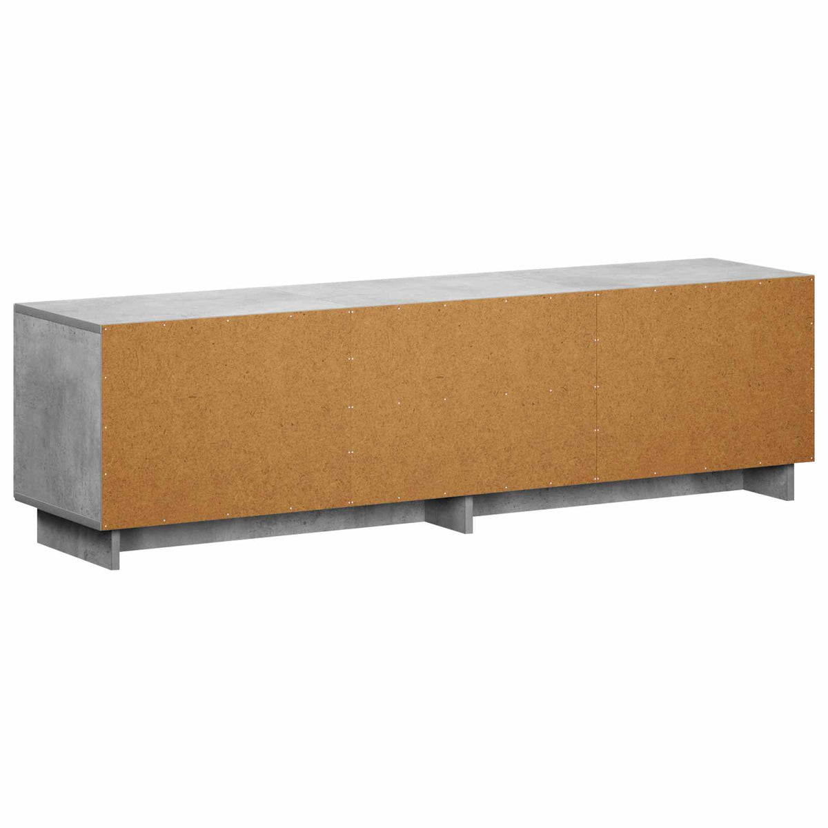 TV-standaard 140 x 34,5 x 40 cm Betongrijs Bewerkt hout