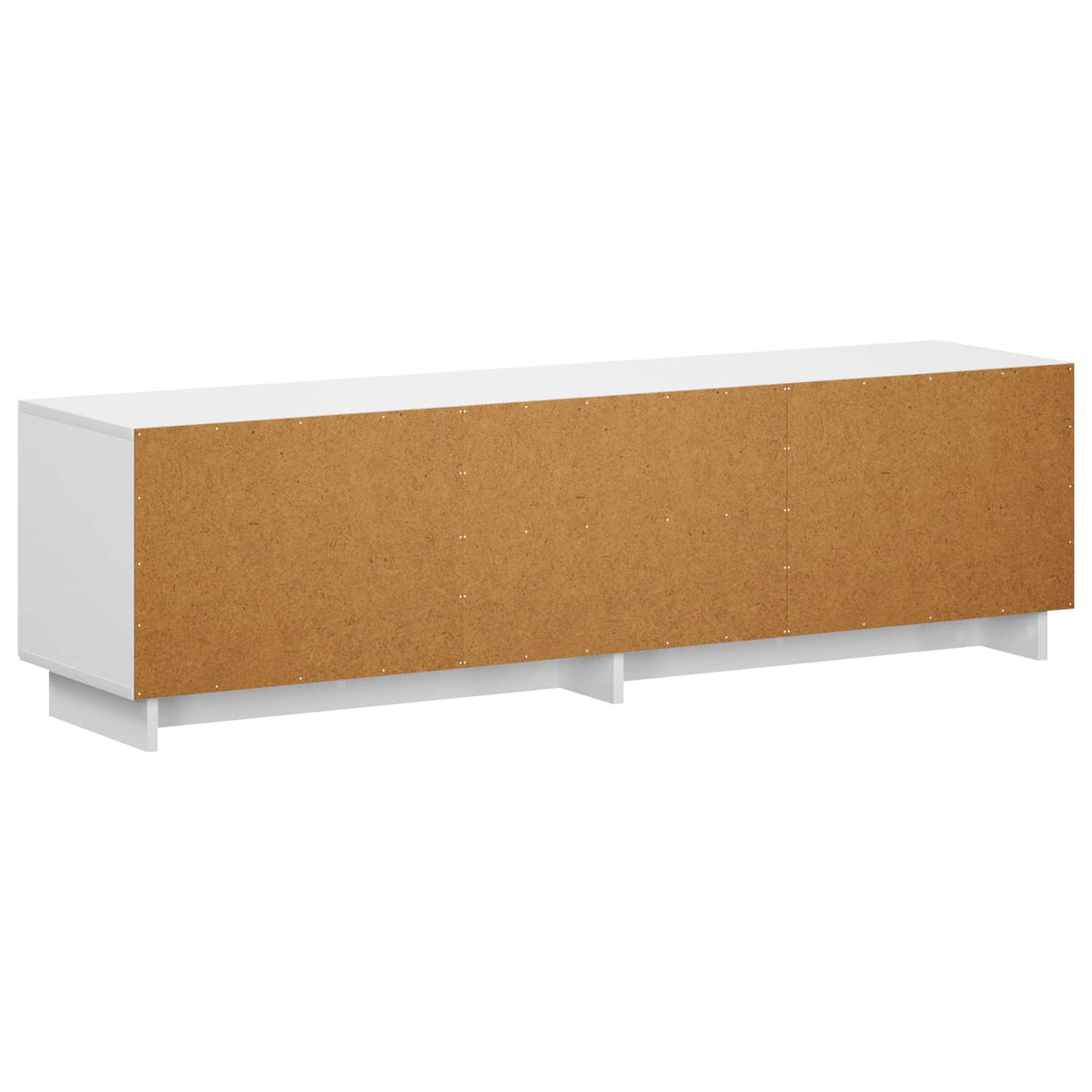 TV-standaard 140 x 34,5 x 40 cm Hoogglans Wit Bewerkt hout
