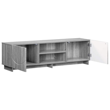 TV-standaard 140 x 34,5 x 40 cm Grijs Sonoma Bewerkt hout