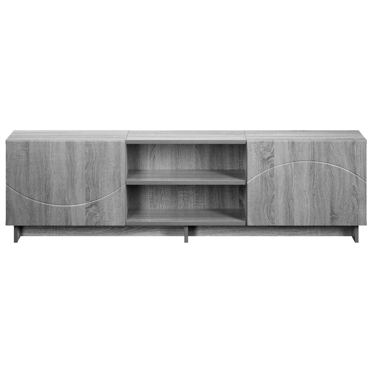 TV-standaard 140 x 34,5 x 40 cm Grijs Sonoma Bewerkt hout