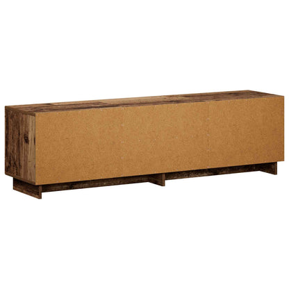 TV-standaard 140 x 34,5 x 40 cm Oud hout Bewerkt hout