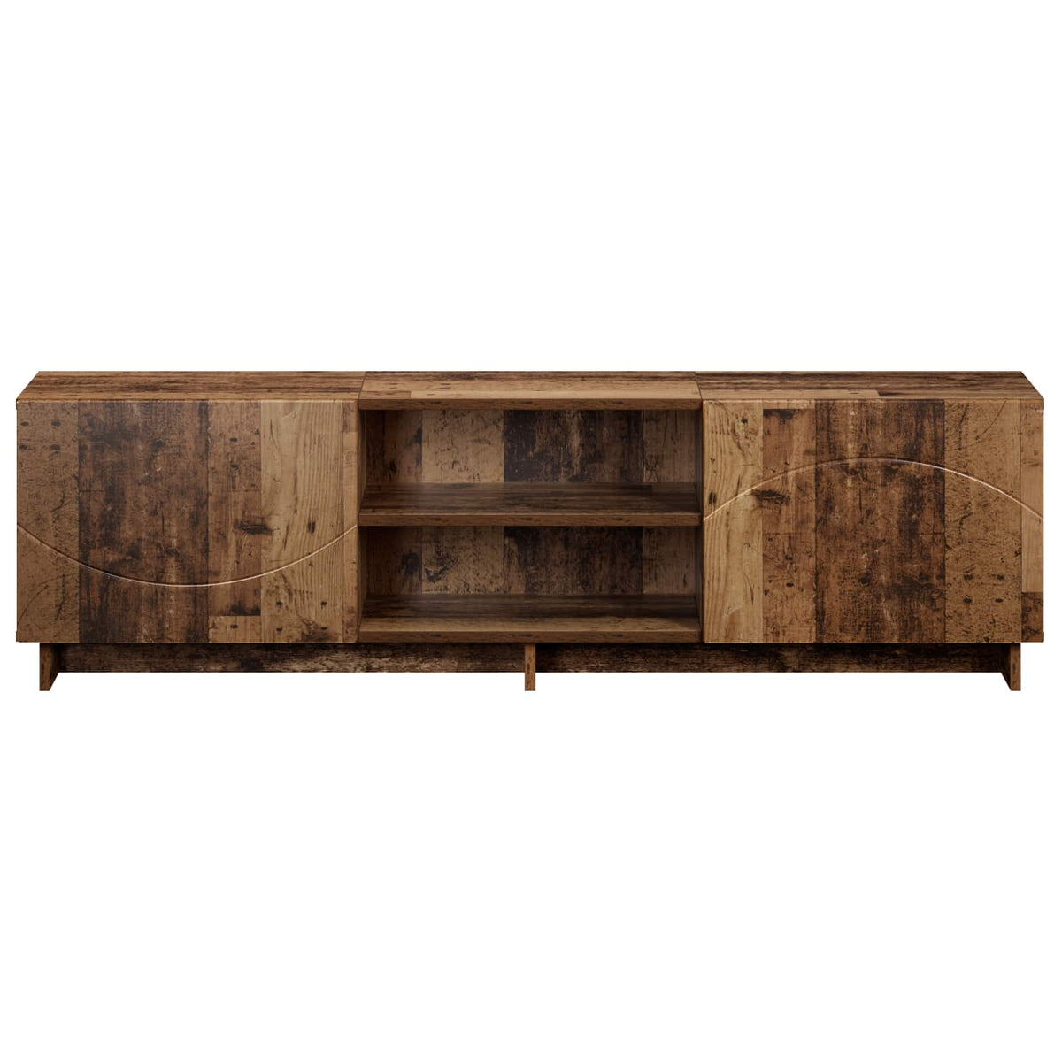TV-standaard 140 x 34,5 x 40 cm Oud hout Bewerkt hout
