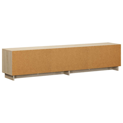 TV-standaard 180 x 34,5 x 40 cm Sonoma Eiken Bewerkt hout