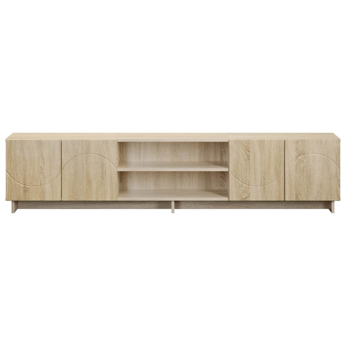 TV-standaard 180 x 34,5 x 40 cm Sonoma Eiken Bewerkt hout