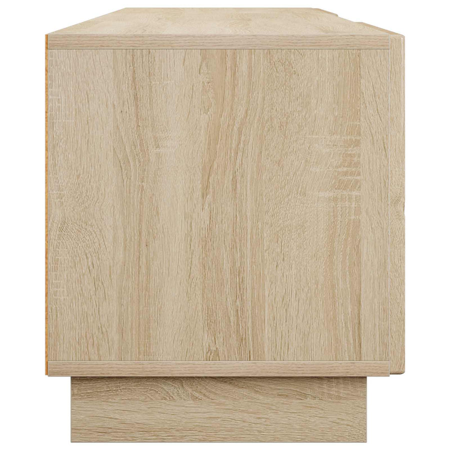 TV-standaard 180 x 34,5 x 40 cm Sonoma Eiken Bewerkt hout