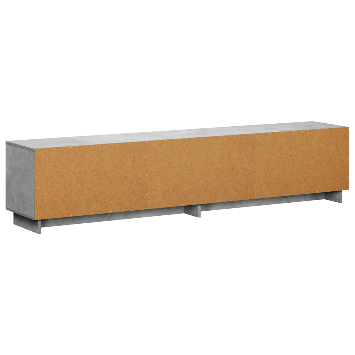 TV-standaard 180 x 34,5 x 40 cm Betongrijs Bewerkt hout