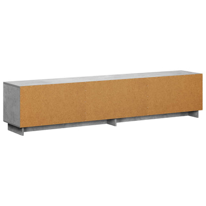 TV-standaard 180 x 34,5 x 40 cm Betongrijs Bewerkt hout