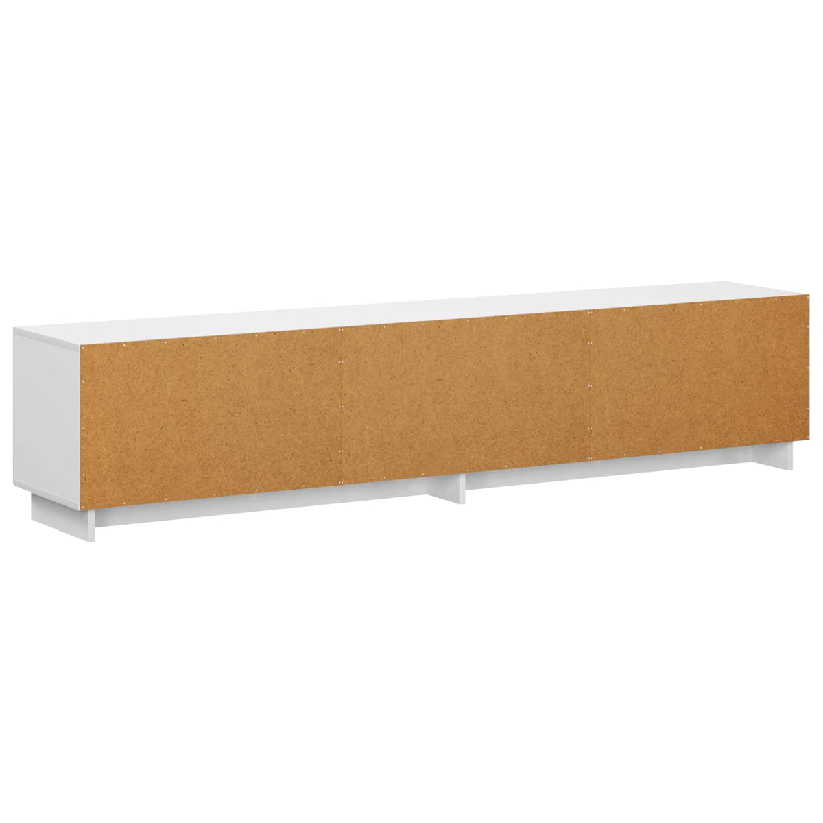 TV-standaard 180 x 34,5 x 40 cm Hoogglans Wit Bewerkt hout