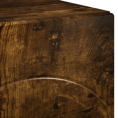 TV-standaard 180 x 34,5 x 40 cm Gerookt eiken Bewerkt hout