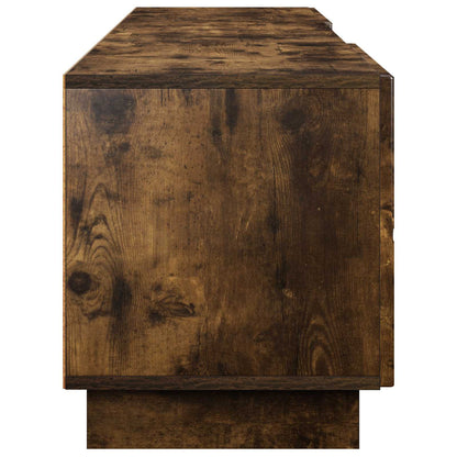 TV-standaard 180 x 34,5 x 40 cm Gerookt eiken Bewerkt hout