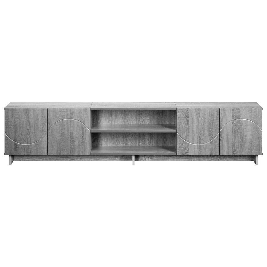 TV-standaard 180 x 34,5 x 40 cm Grijs Sonoma Bewerkt hout