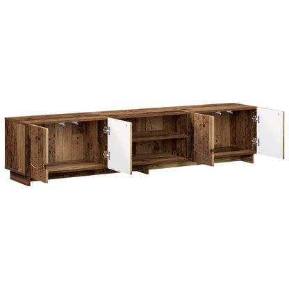 TV-standaard 180 x 34,5 x 40 cm Oud hout Bewerkt hout