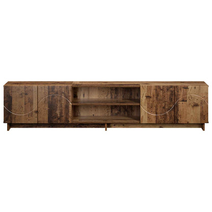 TV-standaard 180 x 34,5 x 40 cm Oud hout Bewerkt hout