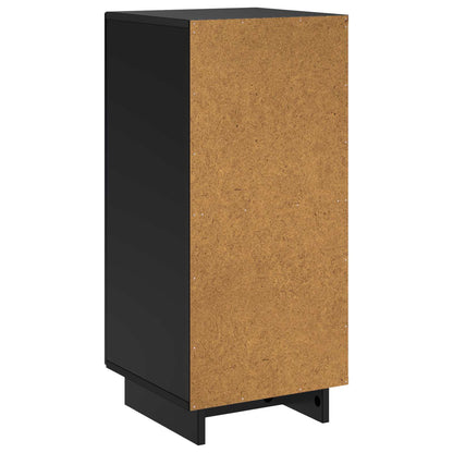 Dressoir Zwart 33,5 x 34,5 x 75 cm Bewerkt hout
