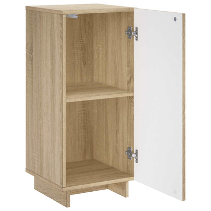Dressoir Sonoma Eiken 33,5 x 34,5 x 75 cm Bewerkt hout