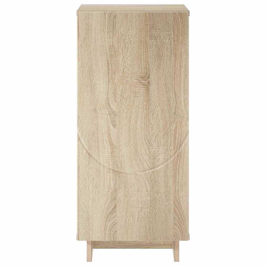 Dressoir Sonoma Eiken 33,5 x 34,5 x 75 cm Bewerkt hout