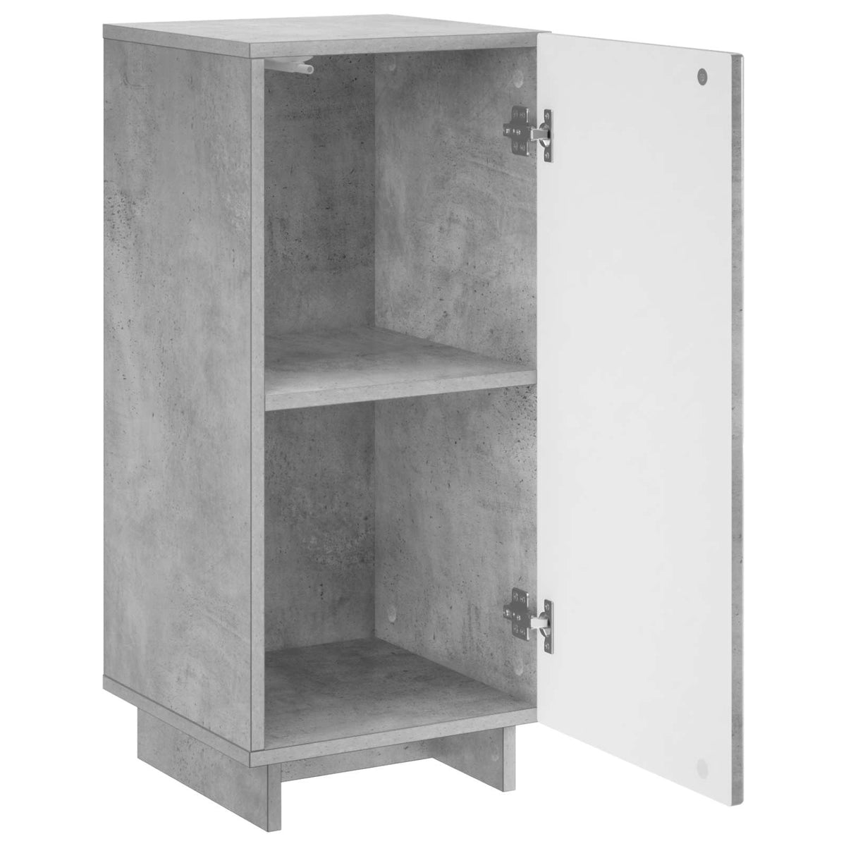 Dressoir Betongrijs 33,5 x 34,5 x 75 cm Bewerkt hout