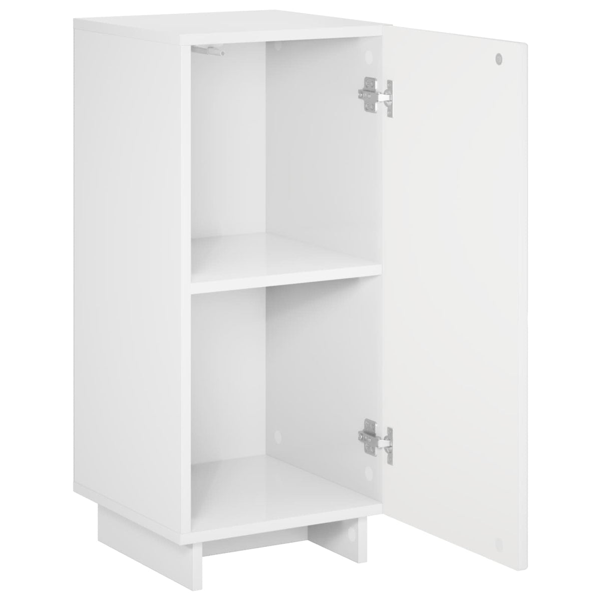 Dressoir Hoogglans Wit 33,5 x 34,5 x 75 cm Bewerkt hout