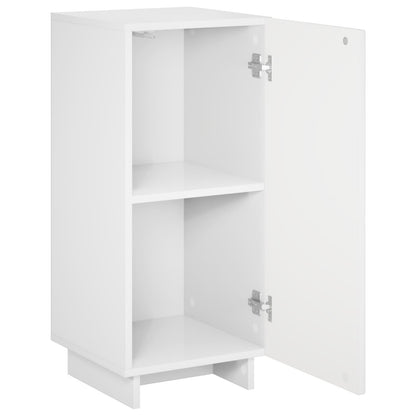 Dressoir Hoogglans Wit 33,5 x 34,5 x 75 cm Bewerkt hout