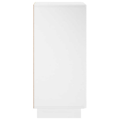 Dressoir Hoogglans Wit 33,5 x 34,5 x 75 cm Bewerkt hout