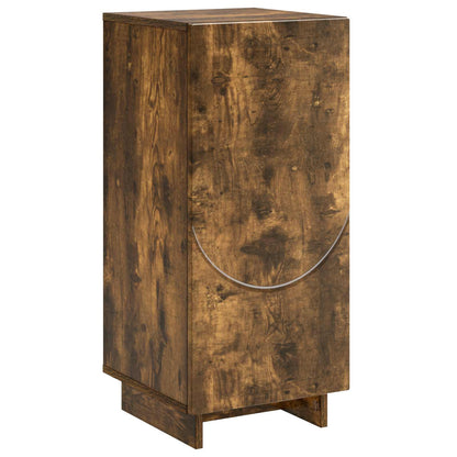 Dressoir Gerookt eiken 33,5 x 34,5 x 75 cm Bewerkt hout