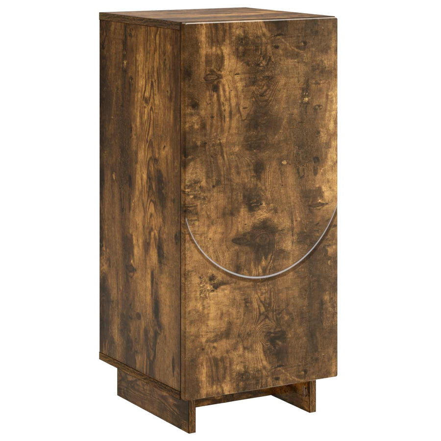 Dressoir Gerookt eiken 33,5 x 34,5 x 75 cm Bewerkt hout