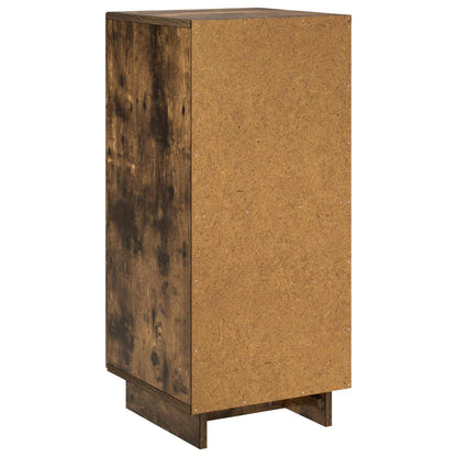 Dressoir Gerookt eiken 33,5 x 34,5 x 75 cm Bewerkt hout