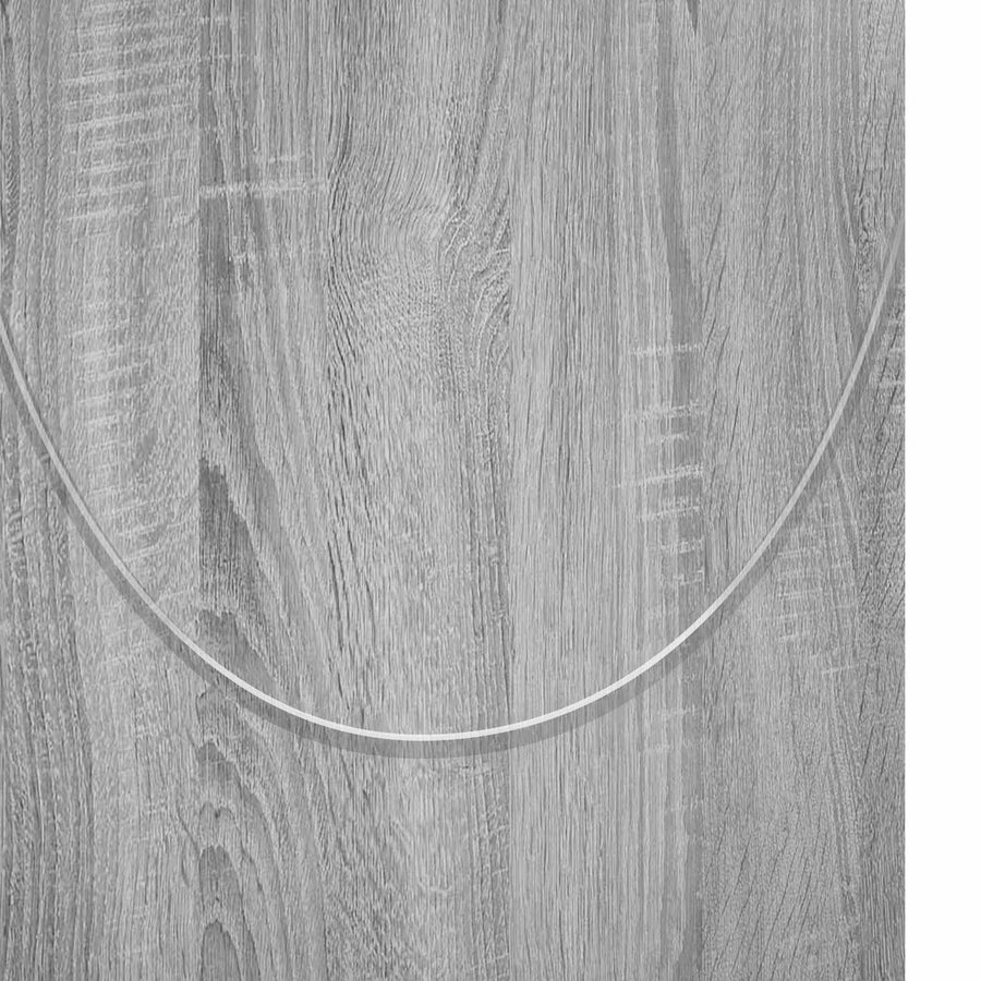 Dressoir Grijs Sonoma 33,5 x 34,5 x 75 cm Bewerkt hout