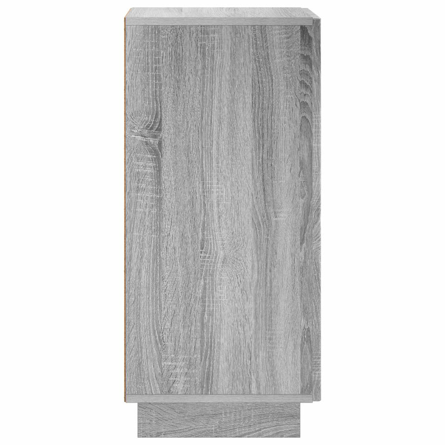 Dressoir Grijs Sonoma 33,5 x 34,5 x 75 cm Bewerkt hout
