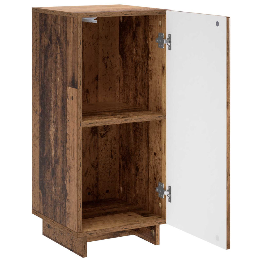 Dressoir Oud hout 33,5 x 34,5 x 75 cm Bewerkt hout