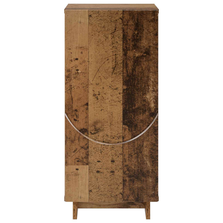 Dressoir Oud hout 33,5 x 34,5 x 75 cm Bewerkt hout