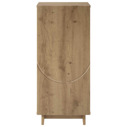 Dressoir Artisanaal eiken 33,5 x 34,5 x 75 cm Bewerkt hout