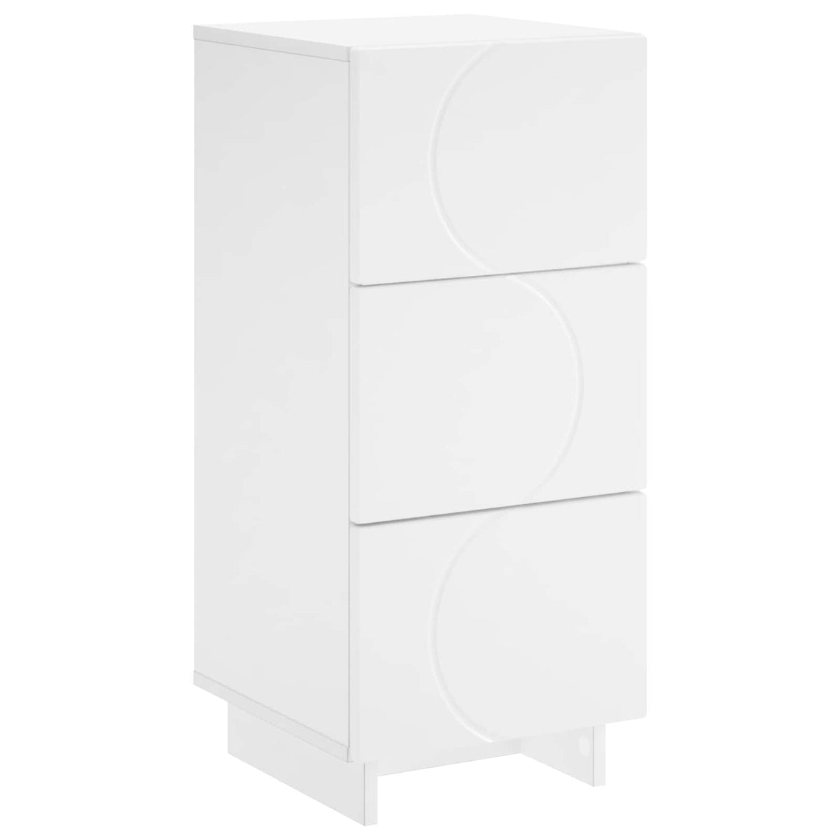 Dressoir Wit 33.5 x 34.5 x 75 cm Bewerkt hout