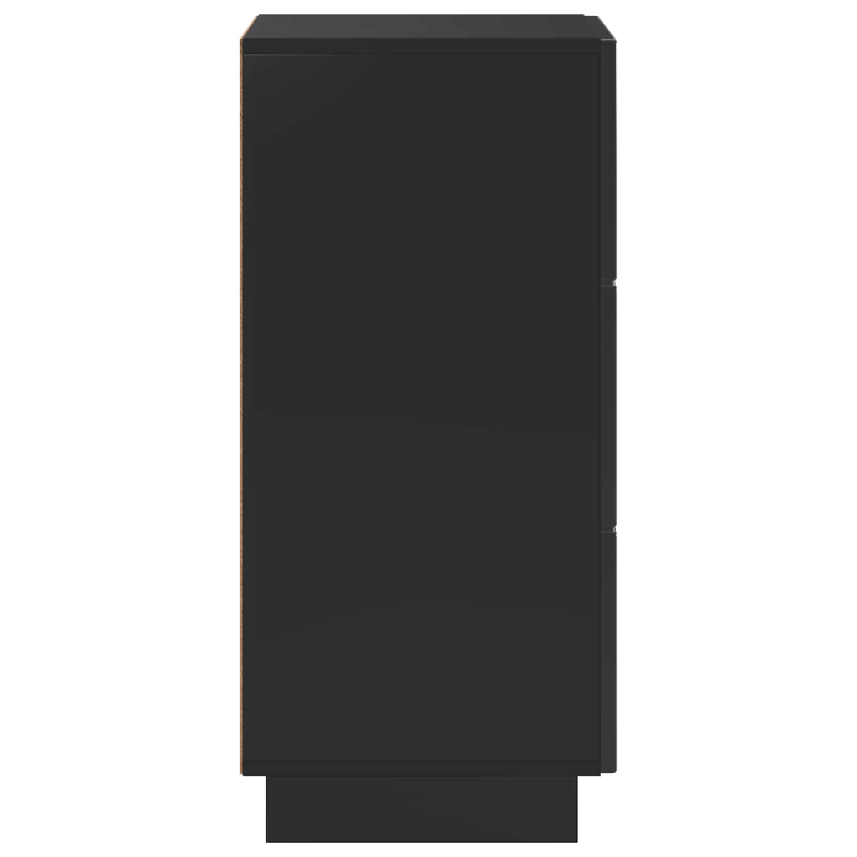 Dressoir Zwart 33.5 x 34.5 x 75 cm Bewerkt hout
