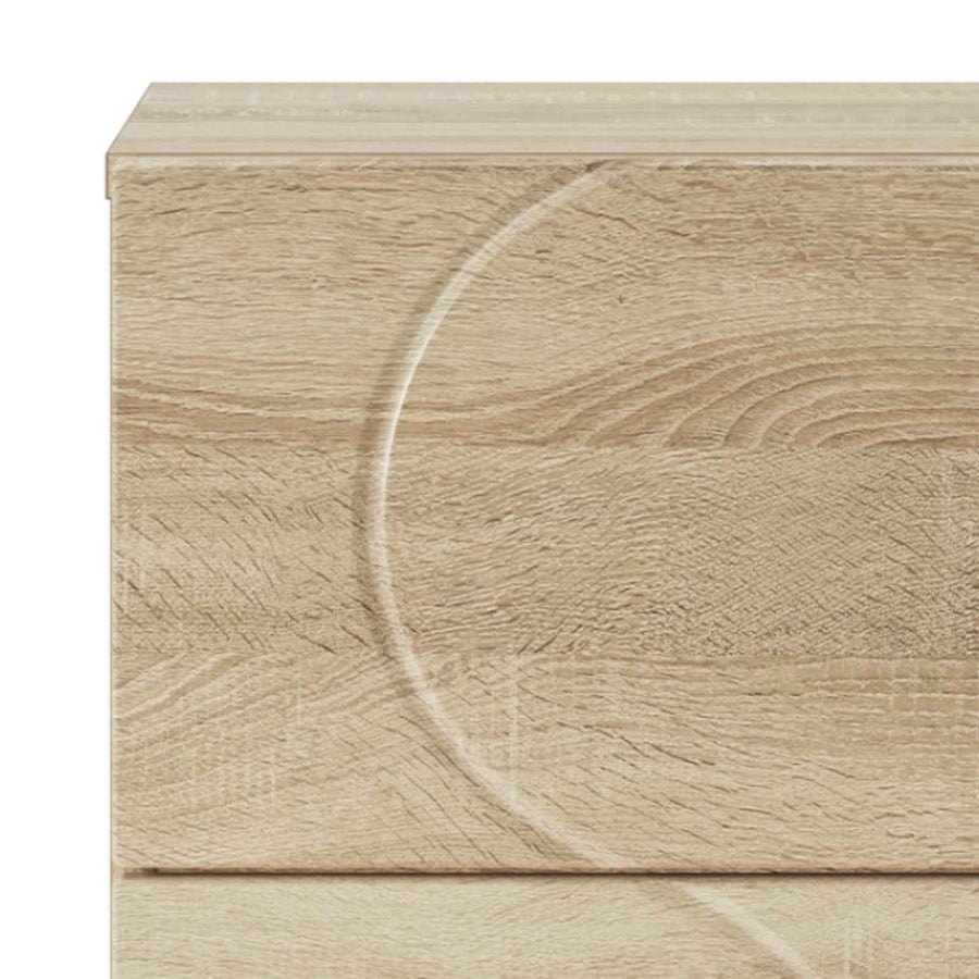 Dressoir Sonoma Eiken 33.5 x 34.5 x 75 cm Bewerkt hout