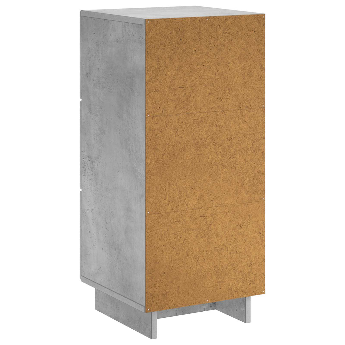 Dressoir Betongrijs 33.5 x 34.5 x 75 cm Bewerkt hout