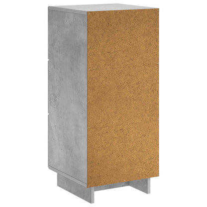Dressoir Betongrijs 33.5 x 34.5 x 75 cm Bewerkt hout