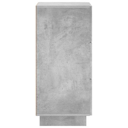 Dressoir Betongrijs 33.5 x 34.5 x 75 cm Bewerkt hout