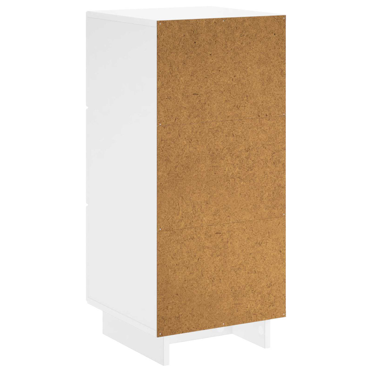 Dressoir Hoogglans Wit 33.5 x 34.5 x 75 cm Bewerkt hout